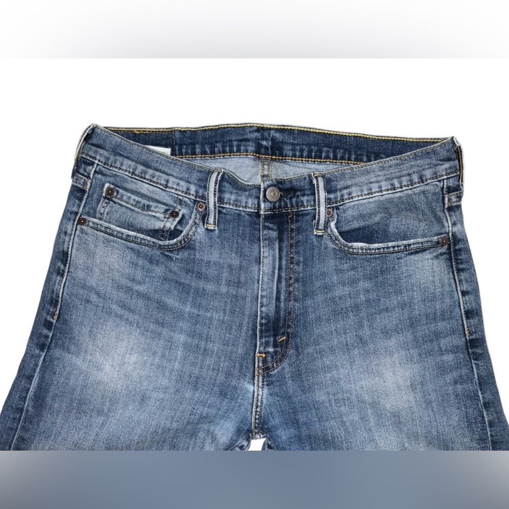 Levi's Men's Denim Blue Straight Jeans - Picture 5 of 9